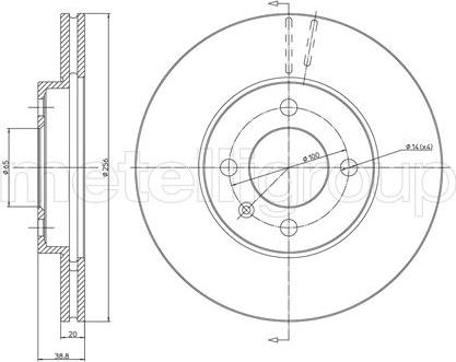 Fri.Tech. BD0281 - Brake Disc autospares.lv