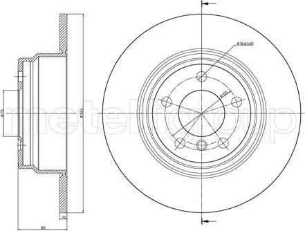 Fri.Tech. BD0707 - Brake Disc autospares.lv