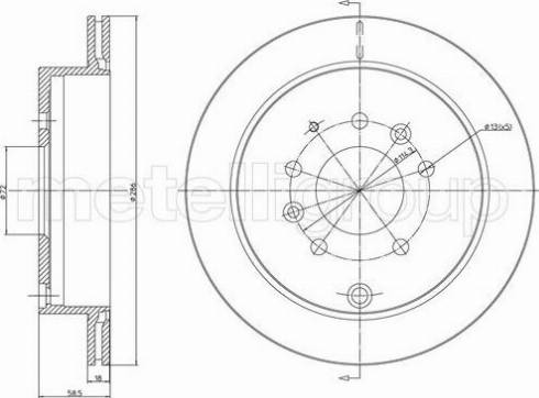 Fri.Tech. BD1416 - Brake Disc autospares.lv