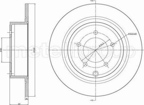 Fri.Tech. BD1412 - Brake Disc autospares.lv