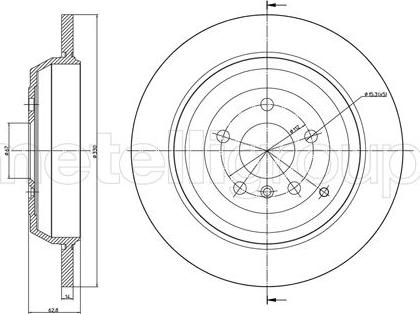 Fri.Tech. BD1417 - Brake Disc autospares.lv