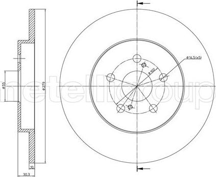 Remsa 61464.00 - Brake Disc autospares.lv