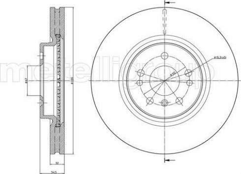 Fri.Tech. BD1043 - Brake Disc autospares.lv