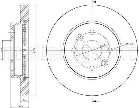 Fri.Tech. BD1030 - Brake Disc autospares.lv