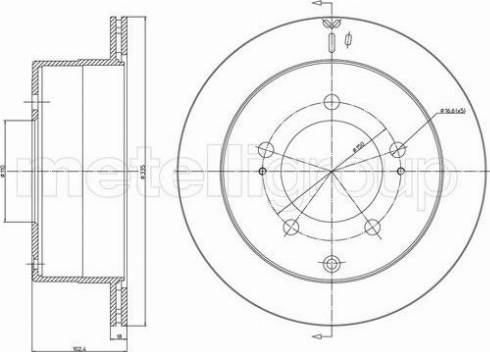 Fri.Tech. BD1191 - Brake Disc autospares.lv