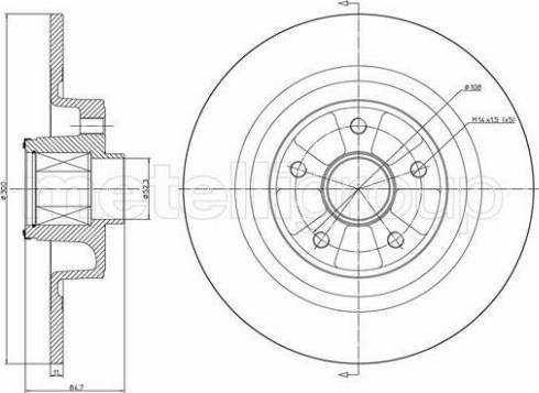 Fri.Tech. BD1142 - Brake Disc autospares.lv