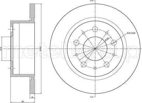 Fri.Tech. BD1165 - Brake Disc autospares.lv