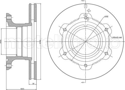 Pex 14.0928 - Brake Disc autospares.lv