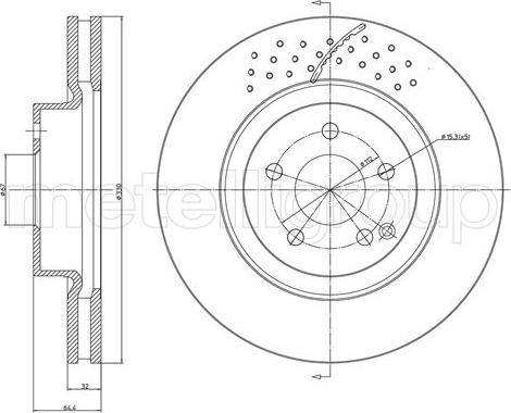 Fri.Tech. BD1366 - Brake Disc autospares.lv