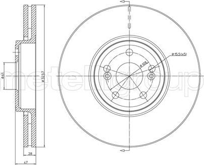 Fri.Tech. BD1302 - Brake Disc autospares.lv