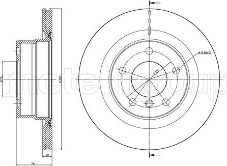 Fri.Tech. BD1335 - Brake Disc autospares.lv