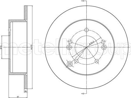 Fri.Tech. BD1326 - Brake Disc autospares.lv