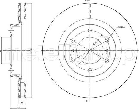 Fri.Tech. BD1246 - Brake Disc autospares.lv