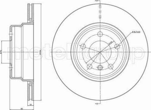 Fri.Tech. BD1201 - Brake Disc autospares.lv