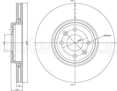 Fri.Tech. BD1207 - Brake Disc autospares.lv