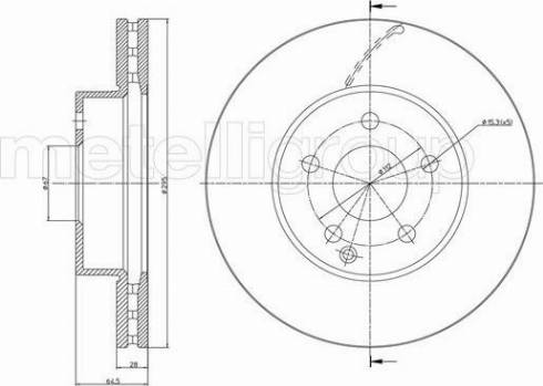 Fri.Tech. BD1234 - Brake Disc autospares.lv