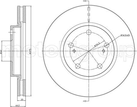 Fri.Tech. BD1226 - Brake Disc autospares.lv