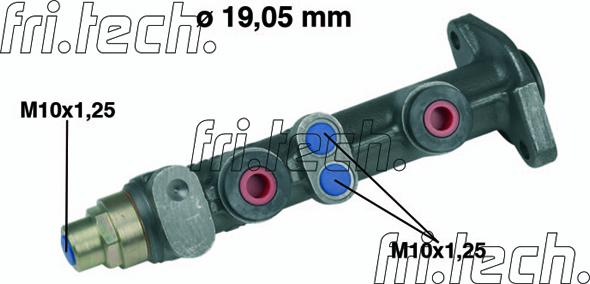 Fri.Tech. PF072 - Brake Master Cylinder autospares.lv