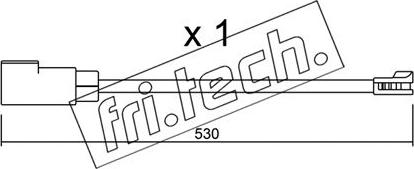 Fri.Tech. SU.340 - Warning Contact, brake pad wear autospares.lv