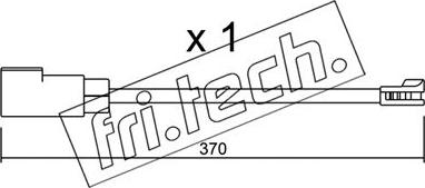 Fri.Tech. SU.339 - Warning Contact, brake pad wear autospares.lv