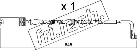 Fri.Tech. SU.297 - Warning Contact, brake pad wear autospares.lv