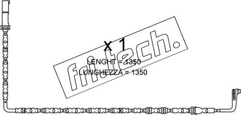 Fri.Tech. SU.286 - Warning Contact, brake pad wear autospares.lv