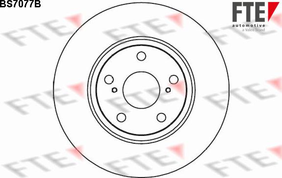 FTE 9081095 - Brake Disc autospares.lv