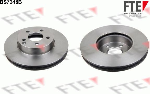 FTE BS7248B - Brake Disc autospares.lv