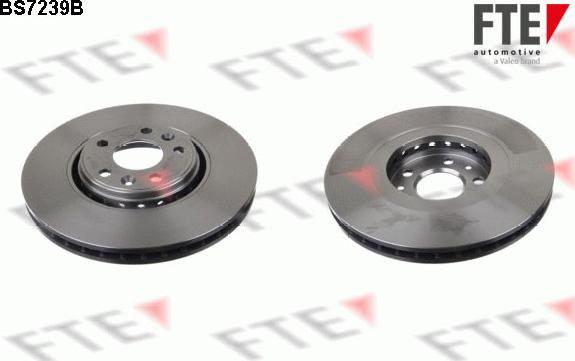 FTE BS7239B - Brake Disc autospares.lv