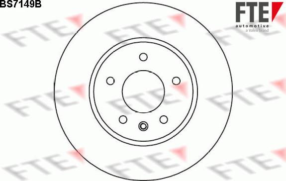 FTE 9081042 - Brake Disc autospares.lv