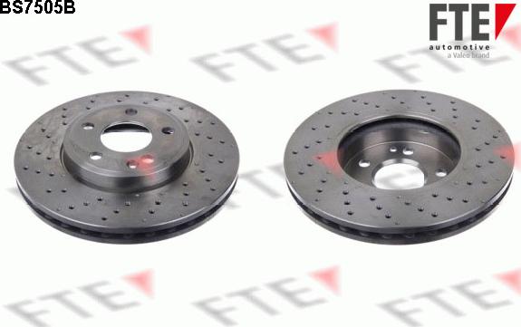 FTE BS7505B - Brake Disc autospares.lv