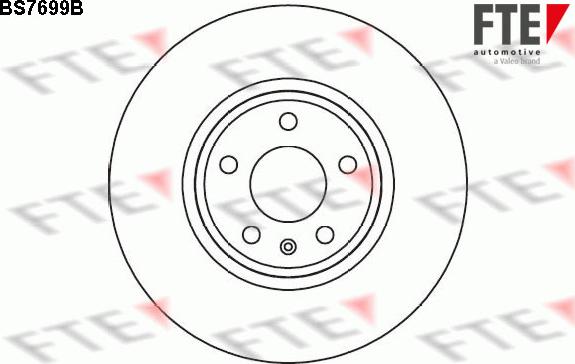 FTE 9081068 - Brake Disc autospares.lv