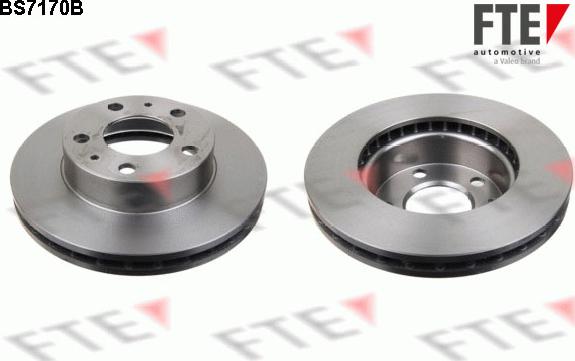 FTE BS7170B - Brake Disc autospares.lv