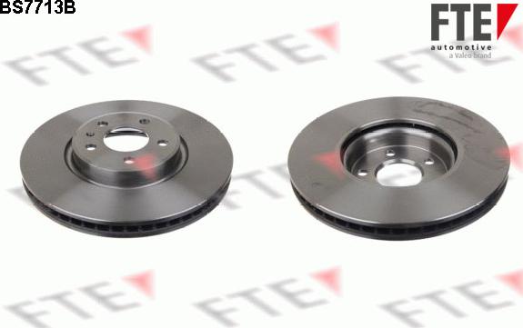 FTE BS7713B - Brake Disc autospares.lv