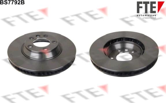 FTE 9081002 - Brake Disc autospares.lv