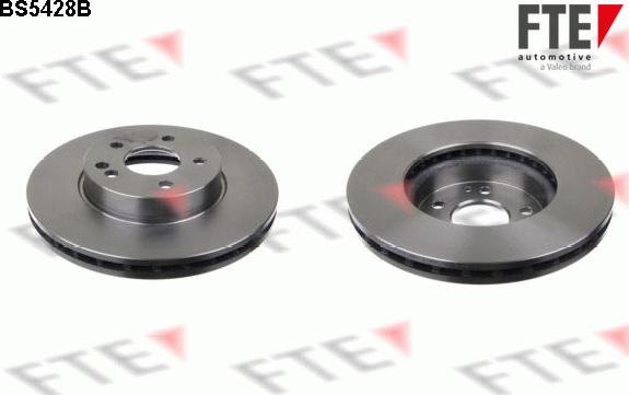 FTE BS5428B - Brake Disc autospares.lv