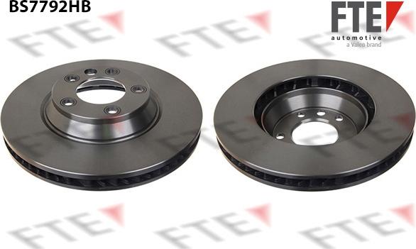 FTE BS7792HB - Brake Disc autospares.lv