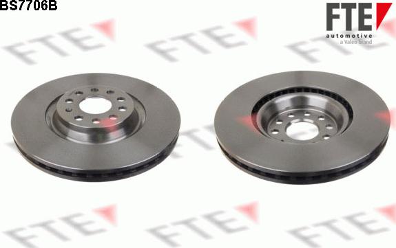 FTE 9081017 - Brake Disc autospares.lv