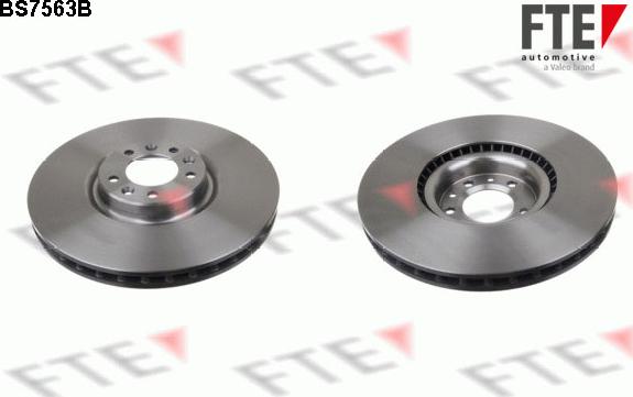 FTE BS7563B - Brake Disc autospares.lv