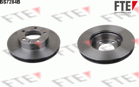 FTE BS7284B - Brake Disc autospares.lv