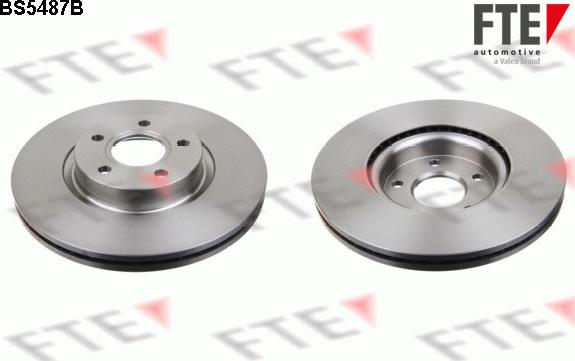 FTE BS5487B - Brake Disc autospares.lv