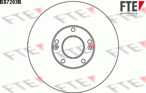 FTE 9081027 - Brake Disc autospares.lv