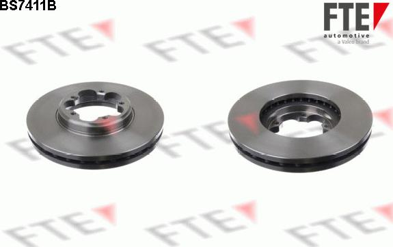 FTE BS7411B - Brake Disc autospares.lv