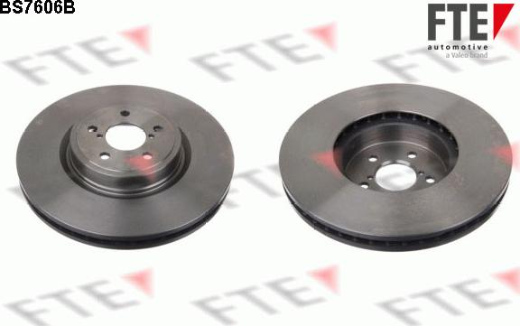 FTE BS7606B - Brake Disc autospares.lv