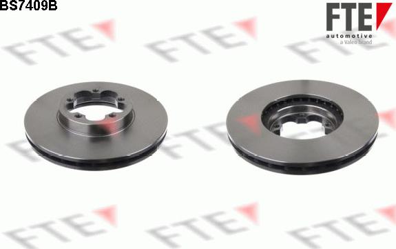 FTE BS7409B - Brake Disc autospares.lv