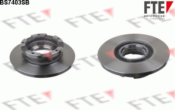 FTE BS7403SB - Brake Disc autospares.lv