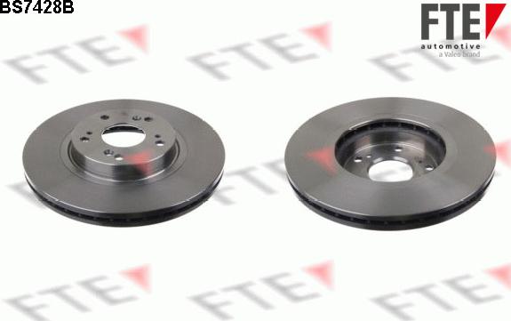 FTE BS7428B - Brake Disc autospares.lv