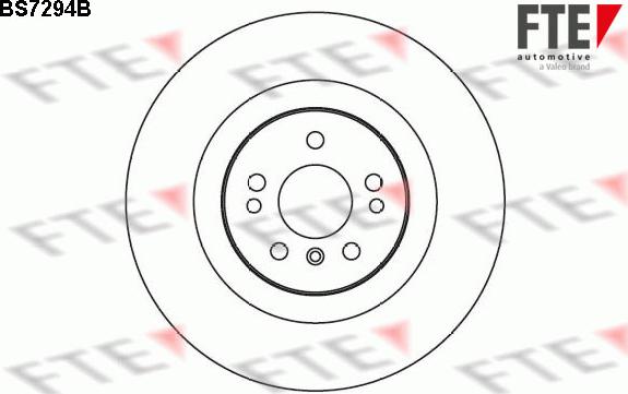 FTE 9081108 - Brake Disc autospares.lv