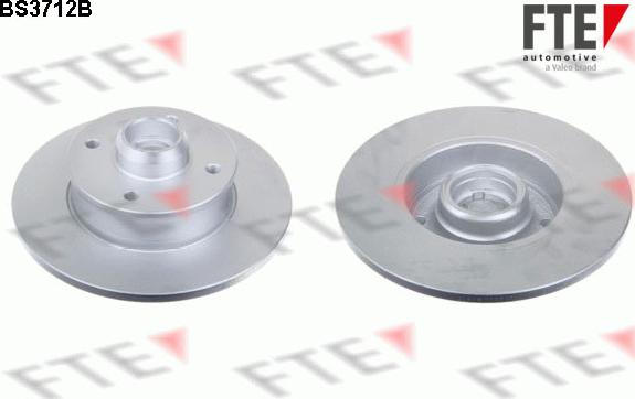 FTE BS3712B - Brake Disc autospares.lv