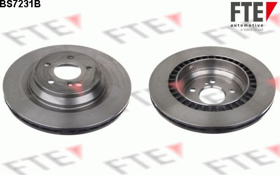 FTE BS7231B - Brake Disc autospares.lv